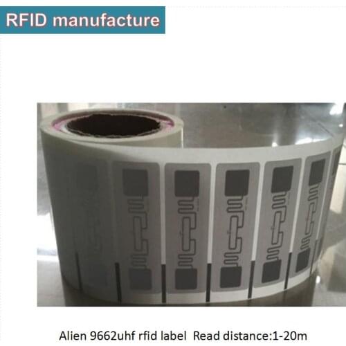 UHF RFID label uhf card RFID tag label stickers 860-960MHZ works with uhf rfid integrated reader on personnel assest tracking