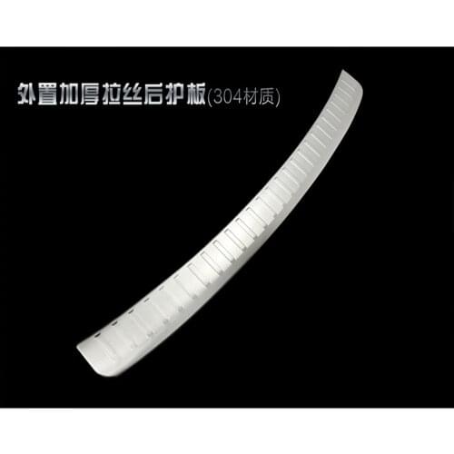 Stainless steel rear bumper guard guards who sill trim pattern Car styling FOR 2013 -2016 Subaru Forester