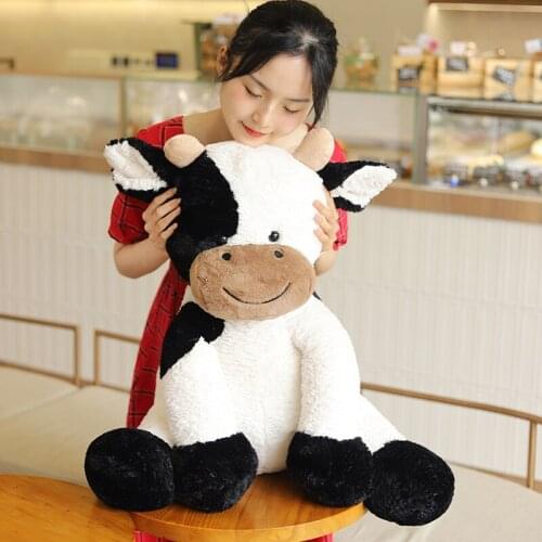 2021 Cow Year Plush Toy Cute Cattle Stuffed Animals Cattle Soft Doll Kids Toys Birthday Gift for Children