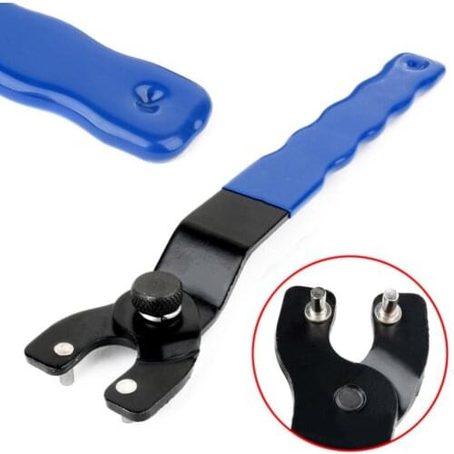 50% Hot Sales! Adjustable Pin Wrench Spanner for Angle Grinder 8-50mm Hubs Arbor Repair Tool