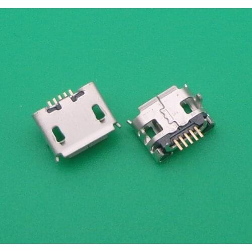 50pcs/lot MINI Micro usb jack socket connector charging port Power Joystick Power repair parts for PS4 Wireless Controller