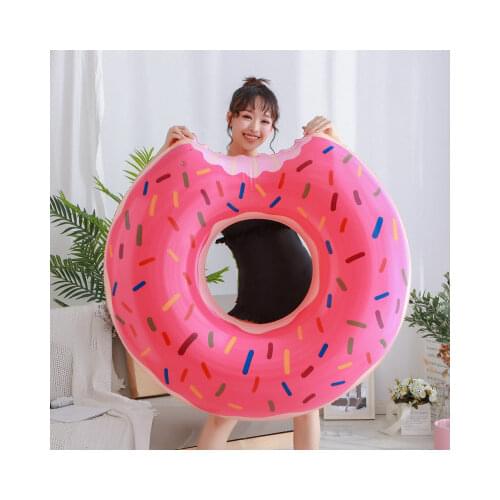 60/70CM Inflatable Donut Swimming Ring Pool Float Beach Sea Party Water Sport Adult Kid Swimming Training To Prevent Drowning