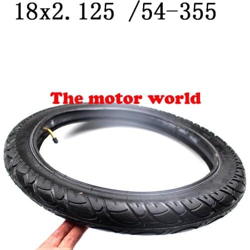 Free Shipping High Performance Tyre with Good Quality 18X2.125 / 54-355 Fits Many Gas Electric Scooters and E-Bike 18X2.125