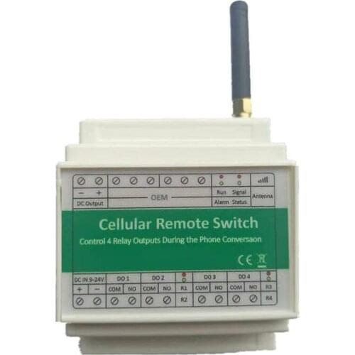 GSM Remote Switch Control 4 Relay Outputs During the Phone