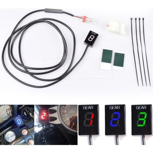 For Honda VTX1800 2005-2012 TRX ATVs FI Model All Years LED Electronics 1-6 Level Gear Indicator Moto Speed Digital Meter