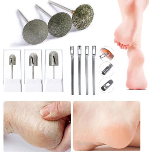 Pedicure Nail Drill Bit Diamond Foot Callus Cuticle Cutter For Pedicure Accessories Milling Cutter Pedicure Drill Rotary Bits