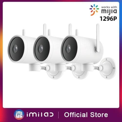 IMILAB EC3 Outdoor Security Camera Wifi Camera 2K Built–in Hotspot CCTV Camera Advanced Night Vision Video Surveillance Camera