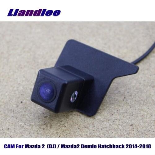 Liandlee CAM Car Reverse Camera For Mazda 2 (DJ) / Mazda2 Demio Hatchback 2014-2018 / Backup Parking Camera HD CCD Night Vision