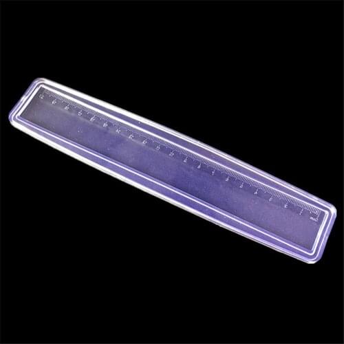 Ruler Shape Accessories Epoxy Mold Transparent Silicone Mould DIY Phone Case Decoration Tools Embossed Fondant Cake Molds Aouke