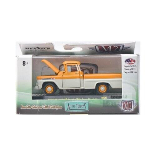 M2 1:64 fords pickup Chevrolets Rescue vehicle Collection of die-casting simulation alloy model car toys