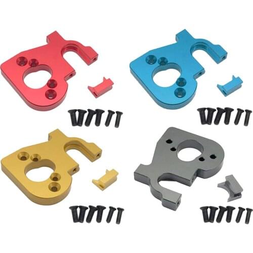 Metal RC Car Motor Mount Base Fits for WLtoys 144001 1:14 RC Car Buggy