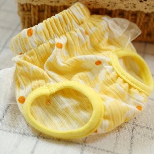 Girl Dogs Underwear Sanitary Panties Dog Diapers Physiological Pants Washable Female Dog Shorts Pet Dog Menstruation Briefs