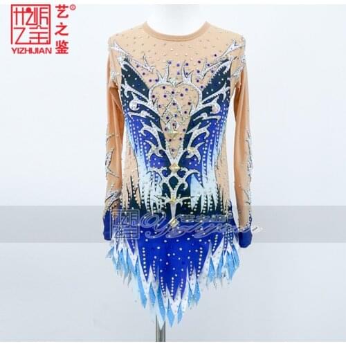 YIZHIJIAN Rhythmic gymnastics clothing bodybuilding competition skills figure skating girl training professional customization