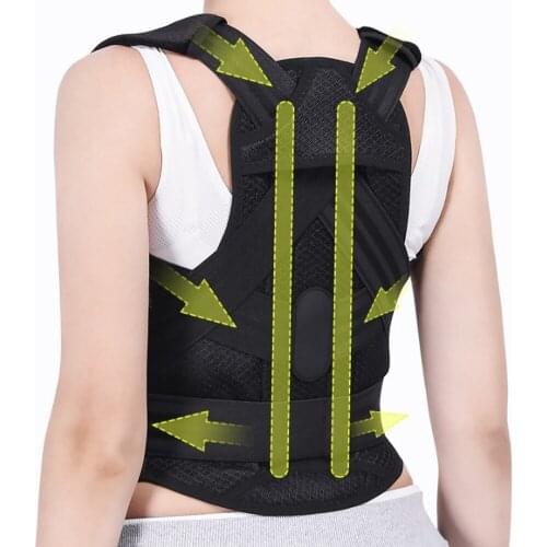 New Design Alloy Shoulder Orthopedic Upper Back Brace Spine Support Belt Scoliosis Straightener Lumbar Posture Correction Corset