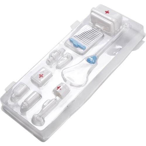 Puzzle Educational Toy Doctor Nurse Medical Role Play for doll Play House Accessories Plastic Childrens Toys Gift