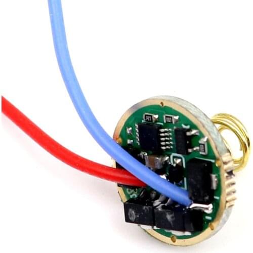 17mm AMC7135 x12 x10 x8 x3 7135*10 Driver 2 Group 3 modes / 5 modes AMC7135 18650 Flashlight Circuit Board PCB with Mode Memory