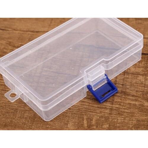 Clear Plastic Storage Box Container Tools Case Screw Sewing PP Boxes Transparent Component Screw Jewelry Box SN800