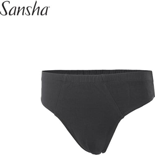 Sansha Men Boys Cotton Black Ballet Dancing Belt Gymnastic Exercise Safety Pant 58AG0016