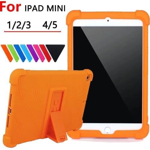 Silicon Cover Case For Apple Ipad Mini 4 5 7.9 inch Tablet Pc Protective Case For Apple Ipad Mini 1 2 3 Shockproof Soft Cover