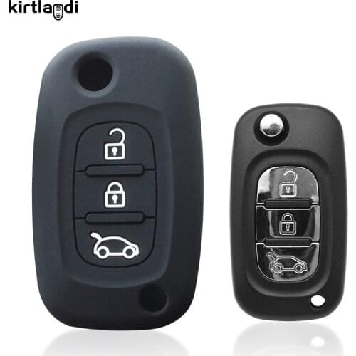 Silicone Key Holder Keychain for Lada Vesta X Ray Ixrey Cross West St Iksrey for Renault Fluence Megan 3 Arkana Key Case Cover