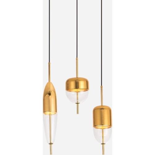 Nordic hanging ceiling lamps glass ball LED pendant lights bedroom Home Decoration E27 Light Fixture hanglamp