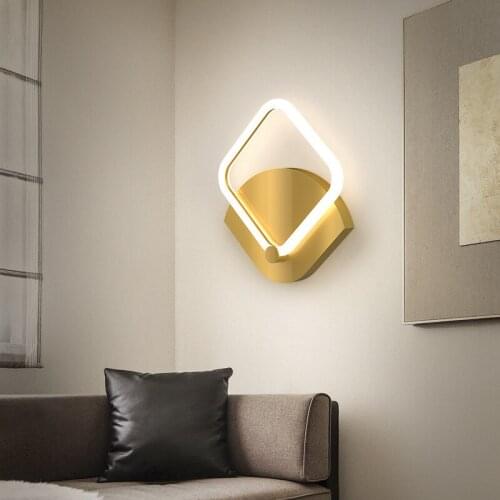 Modern light luxury wall lamp simple living room background decoration fashion bedroom room personality corridor lamp