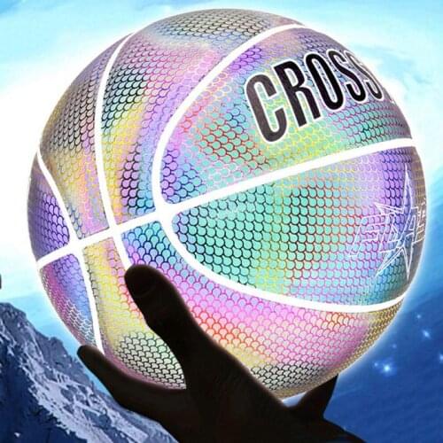 Luminous Street Rubber Basketball Ball Sizes 7 For Adult and children outdoor and indoor professional basketballs Team sports ED
