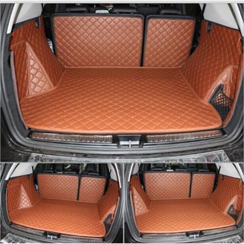 High quality! Special trunk mats for Mercedes Benz ML 63 AMG W166 -2012 durable cargo liner mat boot carpets,Free shipping