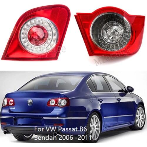 MZORANGE LED DRL Rear Tail Light Tail Lamp For VW Passat B6 Sendan 2006-2011 Car-Styling Outer Inner Left Right Side