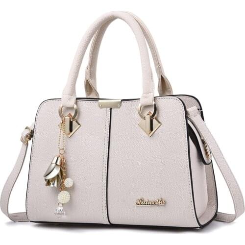 PU Leather Large Capacity Womens Handbags 2021 New Fashion Versatile Portable Classic Shoulder Crossbody Bag Ladies Hand Bags