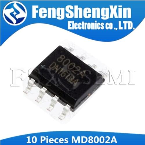 10PCS MD8002A SOP8 MD8002 SOP 8002A SMD TC8002D FM8002 TC8002 SOP-8 8002 Dual Transistors IC
