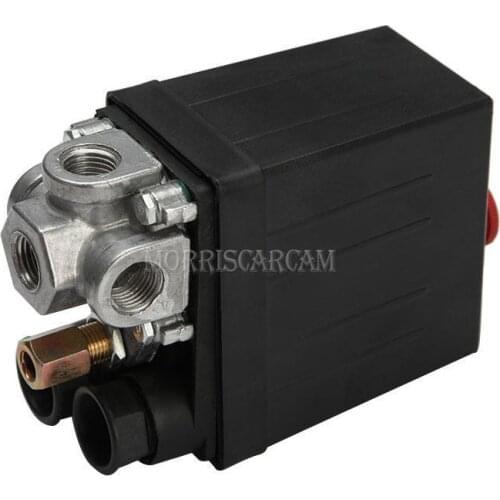 175psi 220V 20A Heavy Duty Air Compressor Pressure Switch Control Valve 4 Port