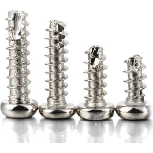 20pcs M4 Cross Round Pan head Cutting Falt tail Screws Self-tapping band gap electronic Phillips screw bolt 6mm-20mm L