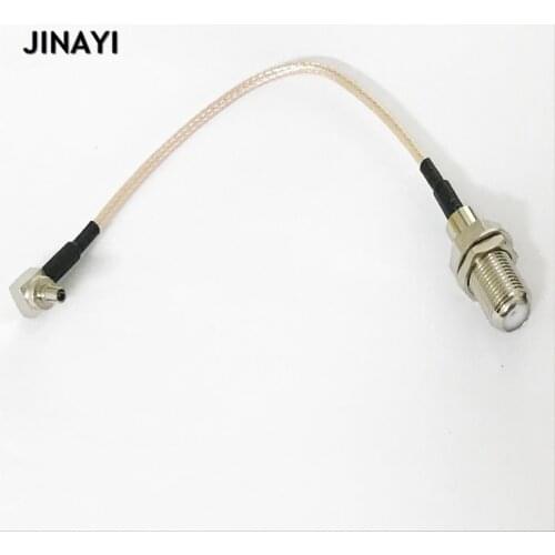 50pcs F female to CRC9 male RG316 Adapter Connector Coaxial Cable 15cm for Huawei 3G USB Modem