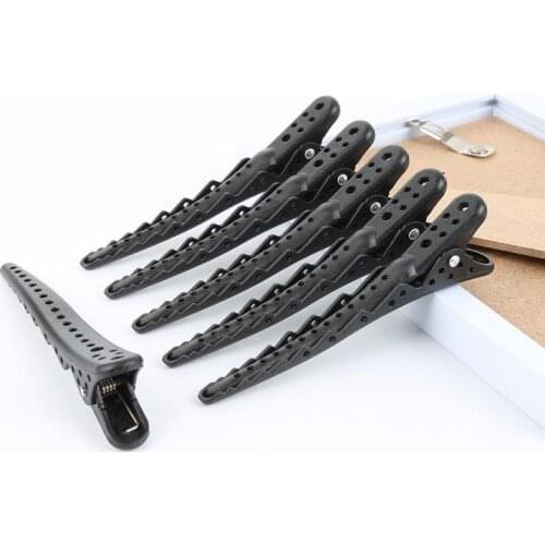 6Pcs Hair Clips Mouth Professional Hairdressing Beak Sectioning Clips Crocodile Hairpins Salon Hair Care Styling Tools