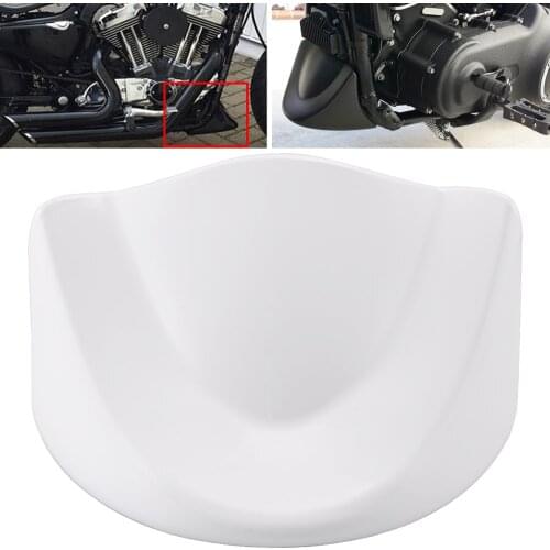 White Motorcycle Front Bottom Chin Spoiler Mudguard Air Fairing Fits For 2006- 2017Harley Dyna Free Shopping