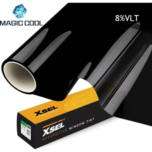 UV400 VLT 5% black auto nano ceramic high thermal insulation film car rear window tint film car stickers