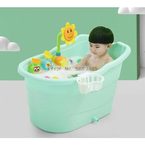 Childrens Bathtub Plus Large Babys Bathtub Babys Swimming Tub Thickened Bath Tub Babys Bathtub Household Sitting