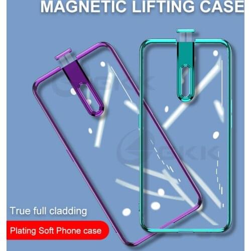 GKK Slim Plating TPU Case For OPPO K3 Realme X Case Luxury Transparent Full Protection Cover For OPPO K3 Realme X Coque Fundas