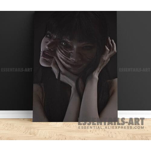 Junji ito Real life cosplay Canvas Wall Art Painting Poster Bedroom study studio print Living kid Room Home Decoration Prints