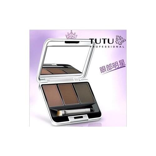 Perfect 3 Color Concealer Eyebrow Powder With Brush Free Shiping