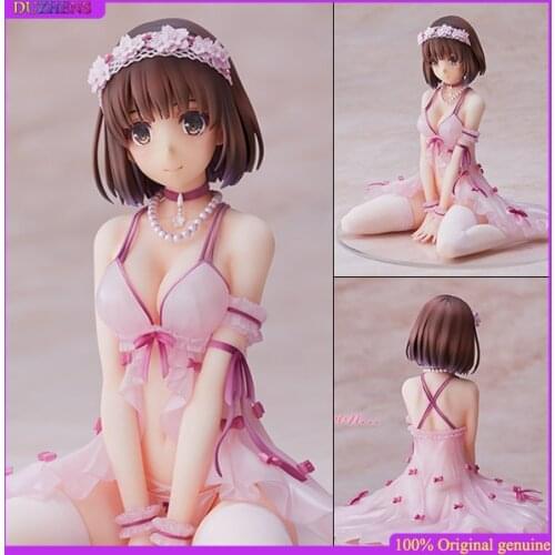 How to Raise a Boring Girlfriend Katou Megumi Pajama style 14cm Action Figure Anime Figure Model Toy Figure Collection Doll Gift