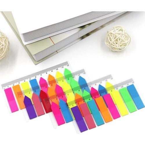Creative Adhesive Markers Flags Arrow Page Marker Sticky Notes Index Tabs Writeable Adhesive Strips for Page Marking