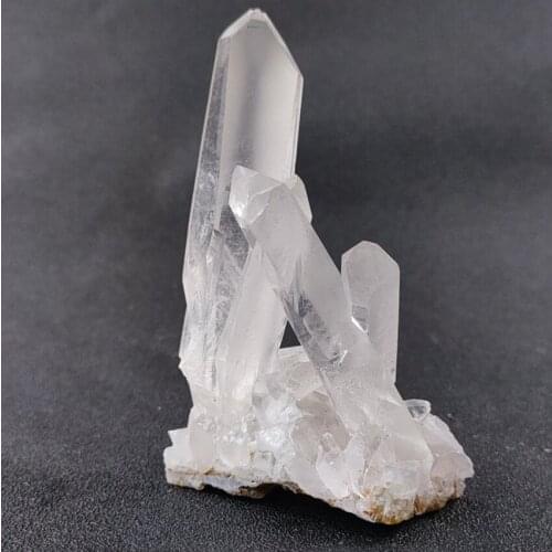 Ethnic Style Irregular Shape Natural Clear Quartz Cluster Pendant for Gift Decoration Jewelry