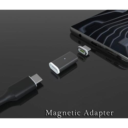 Magnetic Adapter For iPhone 11 Pro Max XR XS USB Charger Android Type C Micro USB 2.0 Fast Charging Charger Adapter