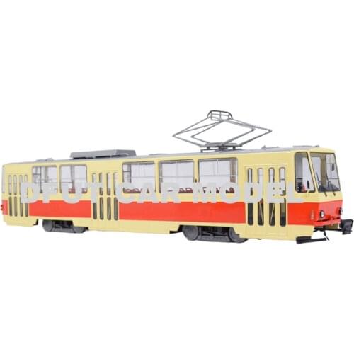 Scale 1:43 Alloy TATRA-T6B5 Russian trolley bus Car Model Package Toys For Kids Children Gift And For Collection