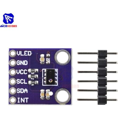 Diymore AP3216 Distance Sensor Module Light Sensor Module Digital Optical Proximity Sensor 3-in-1 Digital ALS+PS+IRLED Module