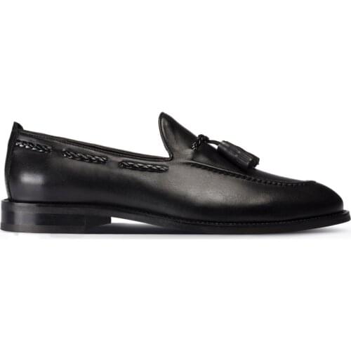 Deery, Genuine Leather Men Black Calfskin Leather Loafers Moccasins Breathable Slip on Flats Male Driving Shoes 2021