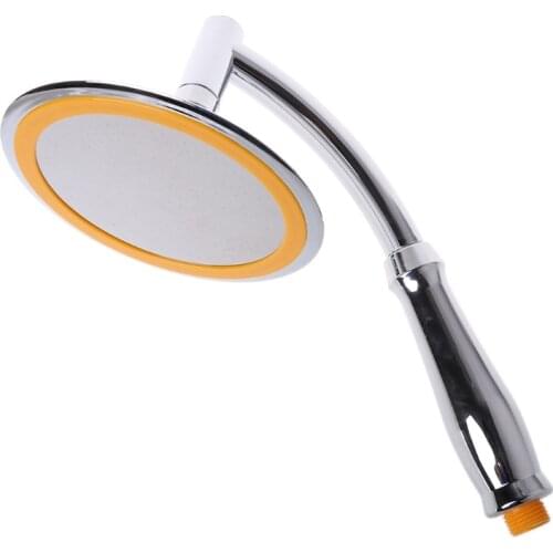 4/6 inch Bathroom Rainfall Ionic Nano Shower Head Round Chrome Ultra-thin 360° Swivel