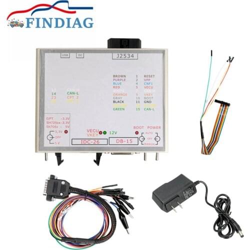 Newest JTAG Power Box With Full Adapters Support ECU Programmer Openport J2534 Device Box for Hitachi